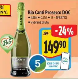 Albert Bio Canti Prosecco DOC nabídka