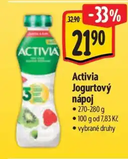 Albert Activia jogurtový nápoj nabídka