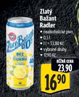 Albert Zlatý Bažant Radler nabídka