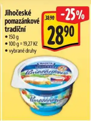 Albert Jihočeské Pomazánkové tradiční nabídka