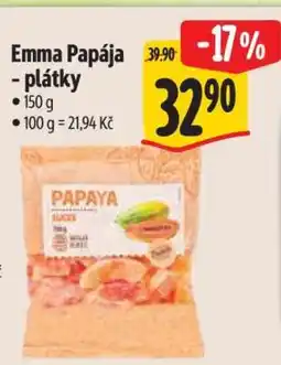 Albert Emma Papája - plátky nabídka