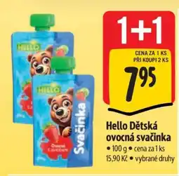 Albert Hello Dětská ovocná svačinka nabídka