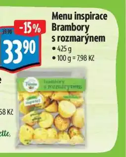 Albert Menu inspirace Brambory s rozmarýnem nabídka