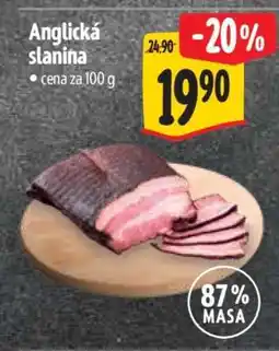 Albert Anglická slanina nabídka