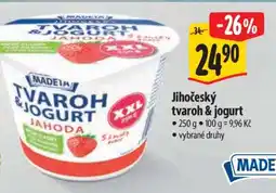 Albert Jihočeský tvaroh & jogurt nabídka