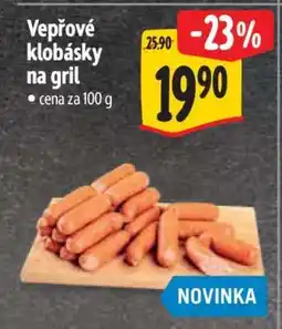 Albert Vepřové klobásky na gril nabídka