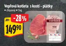 Albert VEPŘOVÁ KOTLETA S KOSTÍ PLÁTKY nabídka