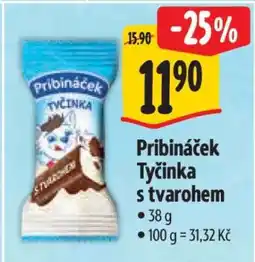 Albert Pribináček Tyčinka s tvarohem nabídka