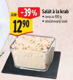 Albert Salát à la krab nabídka