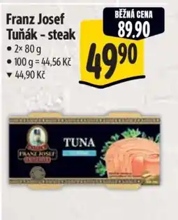 Albert Franz Josef Tuňák steak nabídka