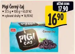Albert Pigi černý čaj nabídka