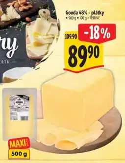 Albert Gouda 48% plátky nabídka
