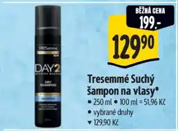 Albert TRESemmé Suchý šampon na vlasy nabídka