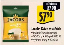 Albert Jacobs káva v sáčcích nabídka