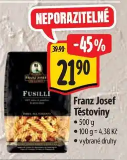 Albert Franz Josef Těstoviny nabídka