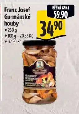 Albert Franz Josef Gurmánské houby nabídka