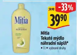 Albert Mitia tekuté mýdlo náhradní náplň nabídka