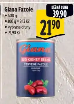 Albert Giana fazole nabídka