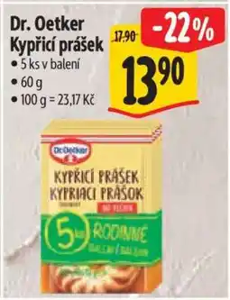 Albert Dr. Oetker Kypřicí prášek nabídka