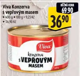 Albert Viva Konzerva s vepřovým masem nabídka