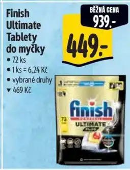 Albert Finish Ultimate Tablety do myčky nabídka