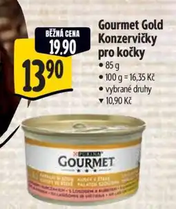 Albert Gourmet Gold konzervičky pro kočky nabídka