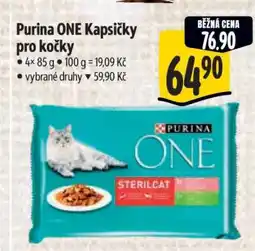 Albert Purina ONE Kapsičky pro kočky nabídka