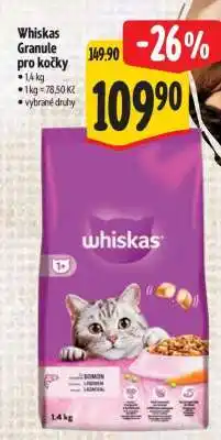 Albert Whiskas Granule pro kočky nabídka