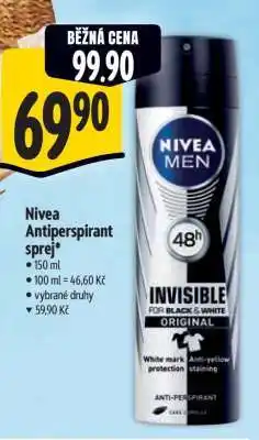 Albert Nivea antiperspirant sprej nabídka