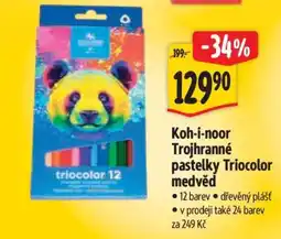 Albert Koh-i-noor Trojhranné pastelky Triocolor medvěd nabídka