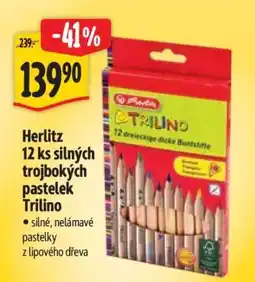 Albert Herlitz 12 ks silných trojbokých pastelek Trilino nabídka