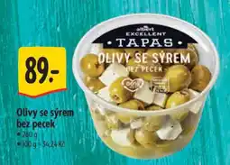Albert Olivy se sýrem bez pecek nabídka