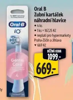 Albert Oral B Zubní kartáček náhradní hlavice nabídka