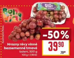 Billa Hrozny révy vinné bezsemenné tmavé nabídka