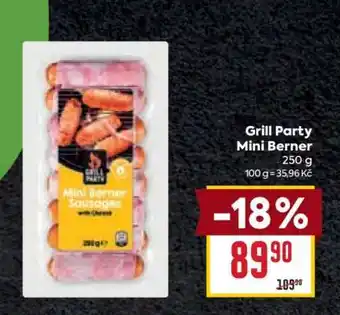 Billa Grill Party Mini Berner nabídka