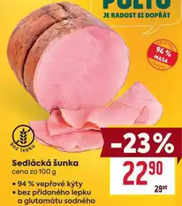 Billa SEDLÁCKÁ ŠUNKA nabídka