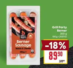 Billa Grill Party Berner nabídka