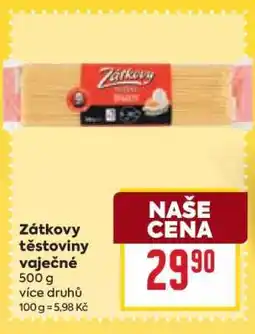 Billa Zátkovy Těstoviny vaječné nabídka