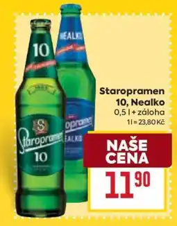 Billa Staropramen 10, Nealko nabídka