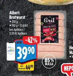 Albert Bratwurst nabídka