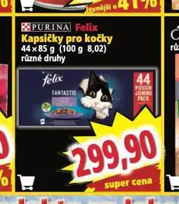 Norma Purina felix kapsičky pro kočky nabídka