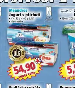 Norma Meandros jogurt s příchutí nabídka