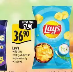 Albert Lay's chipsy nabídka