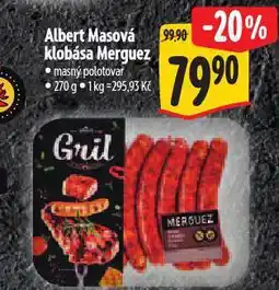 Albert Masová klobása merquez nabídka