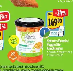 Albert Veggie bio kimchi natur nabídka