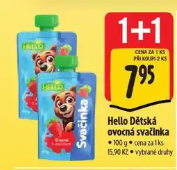 Albert Hello dětská ovocná přesnídávka nabídka