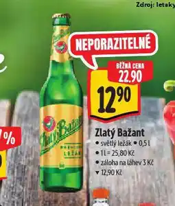 Albert Pivo zlatý bažant nabídka