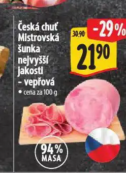 Albert Mistrovská šunka nabídka