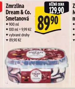 Albert Dream&co proteinová zmrzlina nabídka