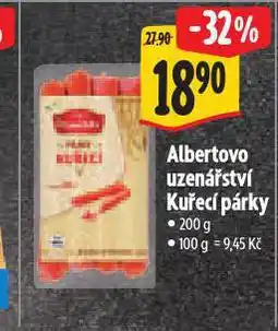 Albert Kuřecí párky nabídka
